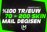 TR/EUW 70-200 SKİN MAİL GARNATİLİ RANDOM HESAP