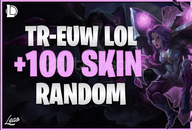 ⭐ TR/EUW | LoL 100-850 Skin Random Hesap