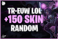 ⭐ TR/EUW | LoL 150-850 Skin Random Hesap