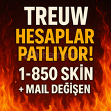  TR/EUW RANDOM 1-850 SKİN + MAIL DEĞİŞEN