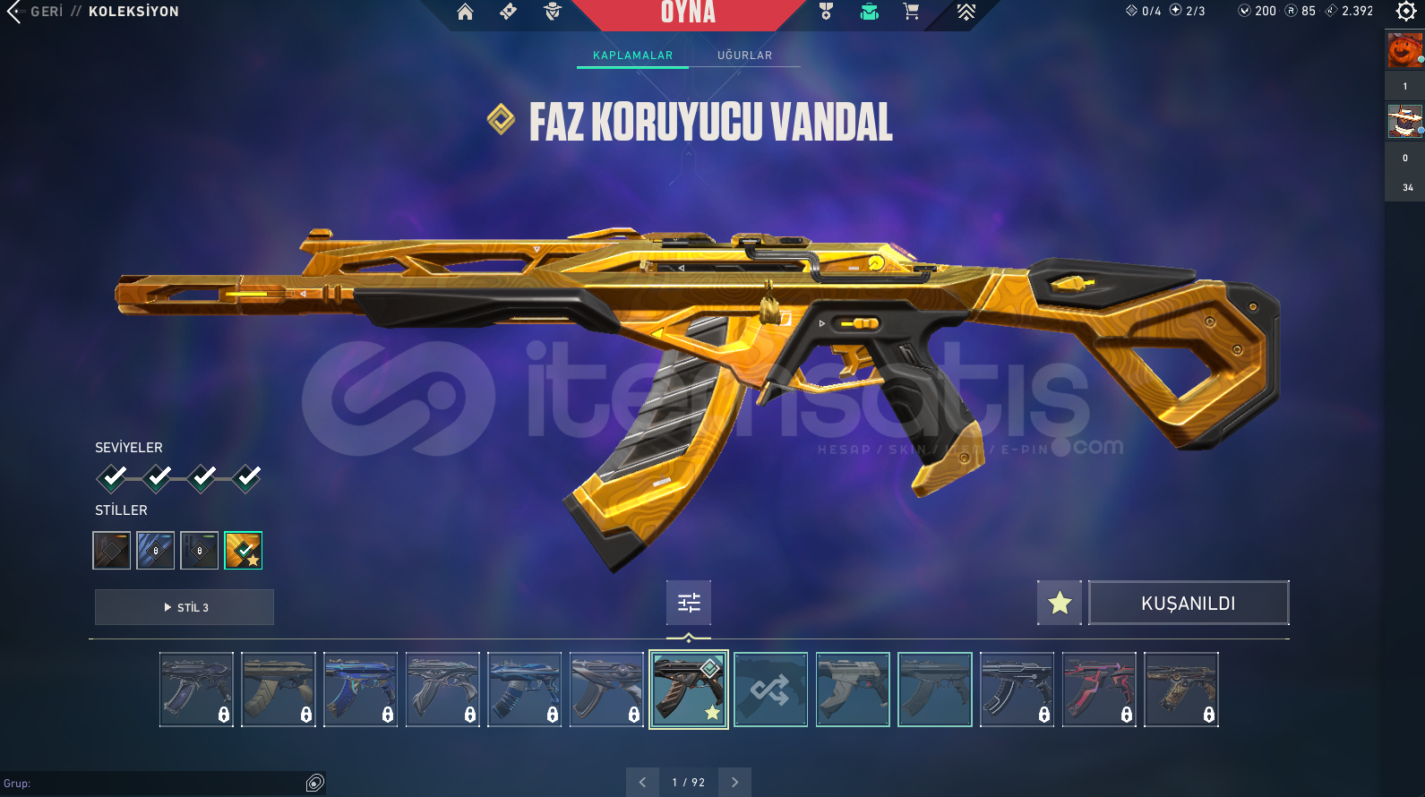 TR / FAZ KORUYUCU VANDAL - KELEBEK BIÇAK TR / FAZ KORUYUCU VANDAL - KELEBEK BIÇAK