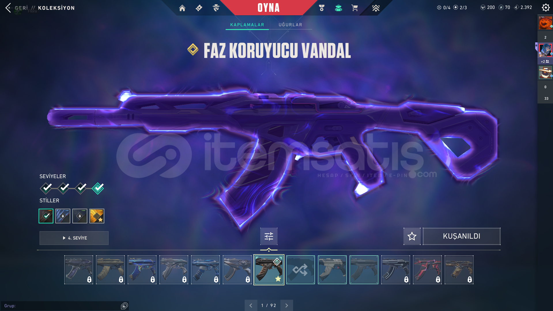 TR / FAZ KORUYUCU VANDAL - KELEBEK BIÇAK - F/P TR / FAZ KORUYUCU VANDAL - KELEBEK BIÇAK - F/P