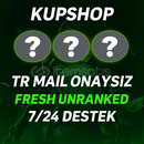 TR - FRESH UNRANKED - MAİL ONAYSIZ - +20 LEVEL!