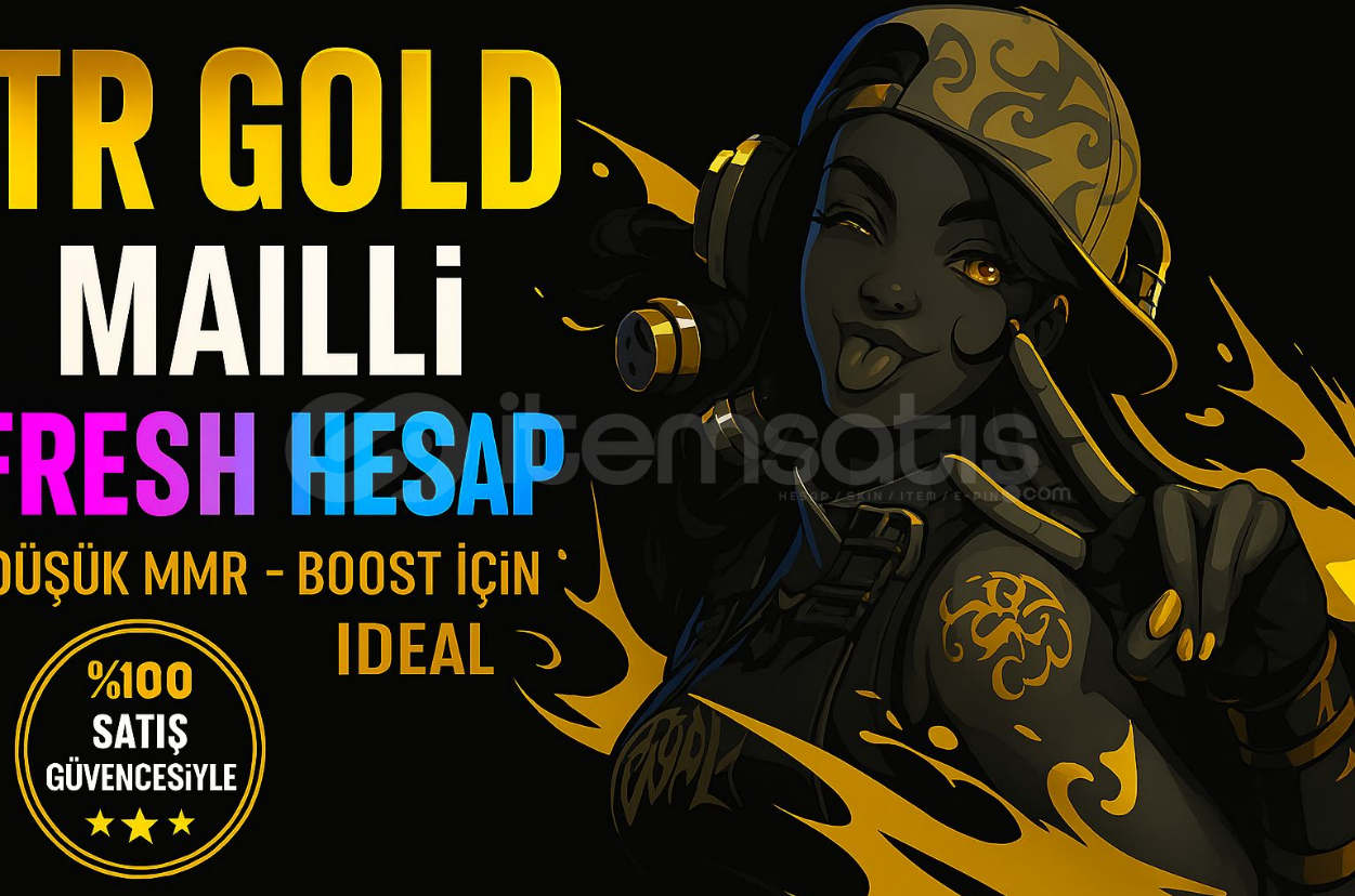 TR GOLD DÜŞÜK MMR MAİL DEĞİŞEN FRESH HESAP!!!!! TR GOLD DÜŞÜK MMR MAİL DEĞİŞEN FRESH HESAP!!!!!