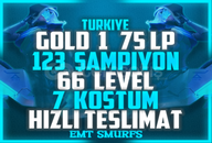 TR / Gold I (75 LP) / 7 SKIN / 123 ŞAMP /