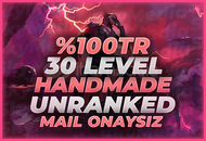 ⭐[TR | HANDMADE] BANSIZ + 30 LEVEL UNRANKED⭐
