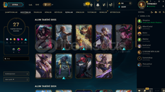 TR / HANDMADE / UNRANKED / 27 SKIN / HERO 104