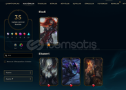 TR / HANDMADE / UNRANKED / 35 SKIN / HERO 92