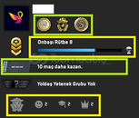 TR HESAP+FACEİT+ 3 MADALYA 15 WİN 30 SAAT 