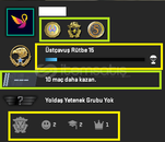 TR HESAP+FACEİT+ 3 MADALYA 35 WİN 104 SAAT 