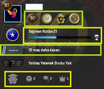 TR HESAP+FACEİT+4 MADALYA 82 WİN 147 SAAT 