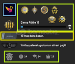 TR HESAP+FACEİT+ 6 MADALYA 294 WİN 687 SAAT 