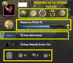 TR HESAP+FACEİT+OYUN+5 MADLYA 120 WİN 777 SAAT