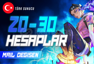 TR I 20-30 SKİN MAİL DEĞİŞEN VALORANT HESAPLAR