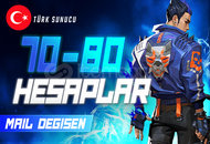 TR I 70-80 SKİN MAİL DEĞİŞEN VALORANT HESAPLAR