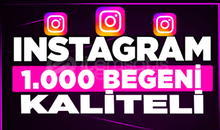 [TR] İNSTAGRAM GERÇEK 1000 TÜRK BEĞENİ