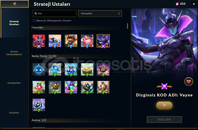 ⭐TR+LOL&TFT SET+84SKIN+125 LEVEL+GOLD3+110HERO⭐