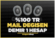 ⭐TR MAİL DEĞİŞEN DEMİR 1 HESAPLAR⭐