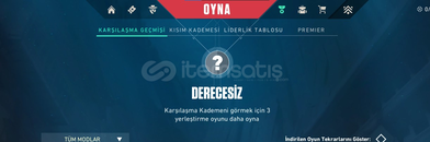 TR Mail Değişen UNRANKED Hesap | ANINDA Teslim