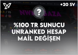 TR MAİL DEĞİŞEN UNRANKED HESAPLAR