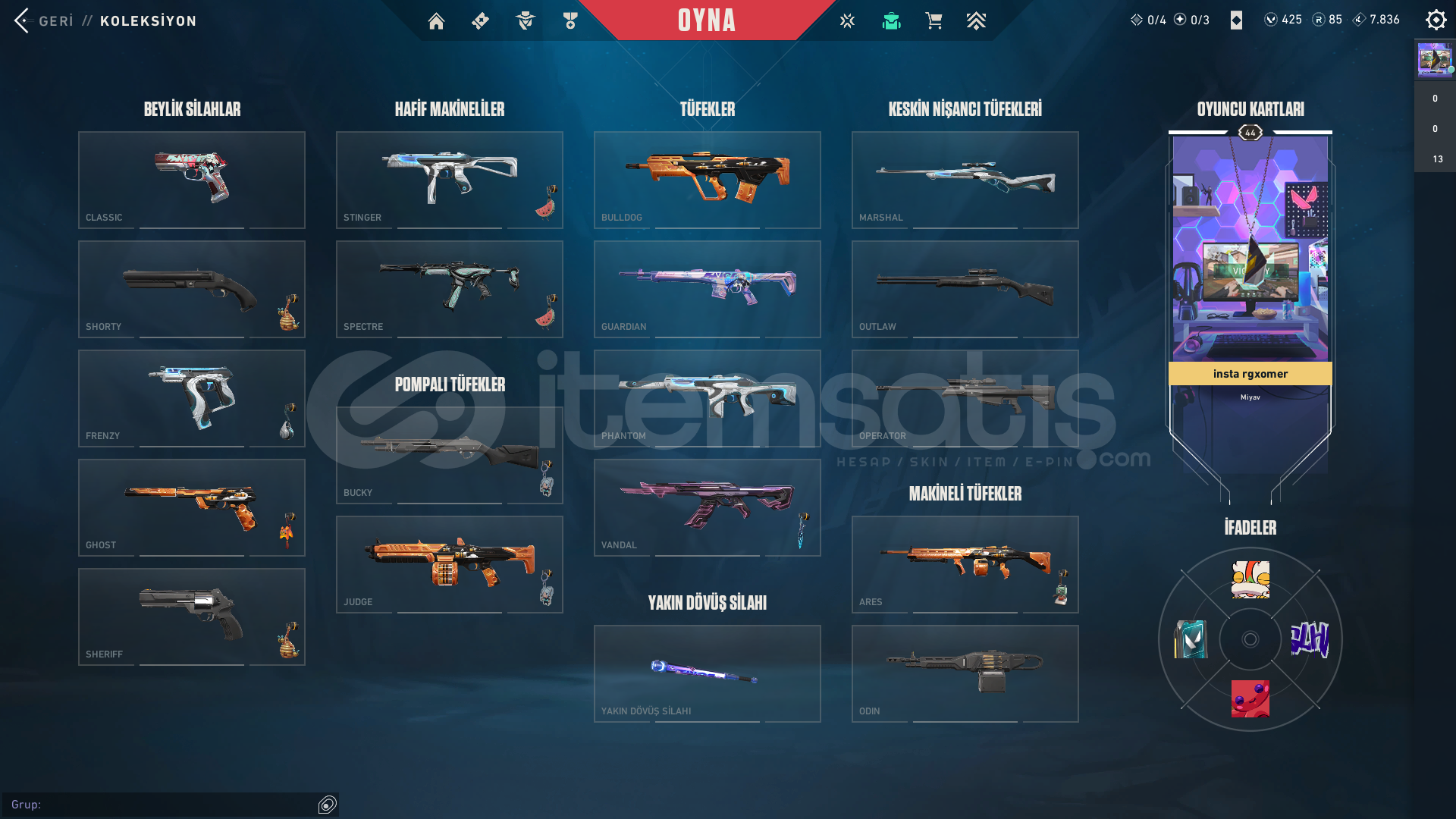 EU + Mail Onaysız + EXO Vandal + Yağmacı Spectre EU + Mail Onaysız + EXO Vandal + Yağmacı Spectre