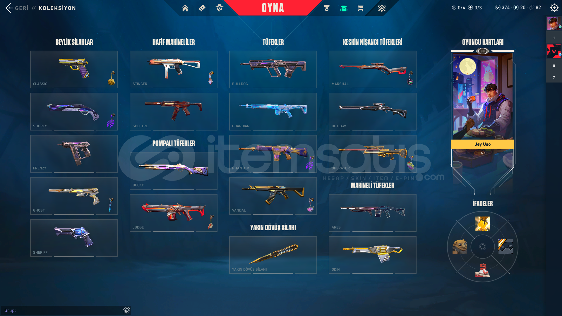 TR NİN EN UYGUN HESABI VE DOPDOLU SKINLERLE Son  TR NİN EN UYGUN HESABI VE DOPDOLU SKINLERLE Son