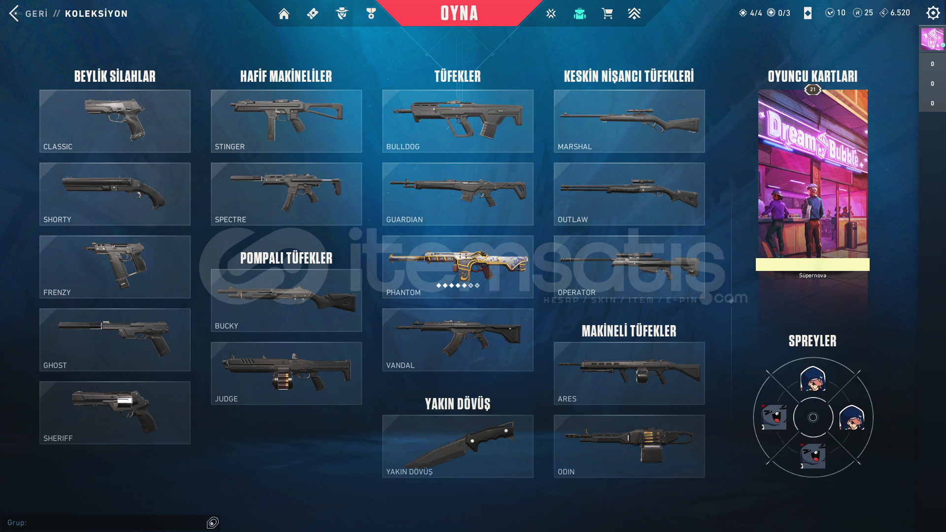 TR - ONİ PHANTOM - PLAT MAİL DEĞİŞEN HESAP TR - ONİ PHANTOM - PLAT MAİL DEĞİŞEN HESAP