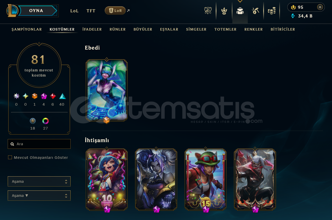 TR PLAT 4 / 81 SKİN FULL HERO 221 LVL HESAP TR PLAT 4 / 81 SKİN FULL HERO 221 LVL HESAP