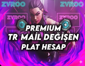  MAİL DEĞİŞEN PREMİUM TR PLAT HESAPLAR!