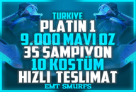 TR / Platinum I (46 LP) / 10 Kostüm / 35 ŞAMP TR / Platinum I (46 LP) / 10 Kostüm / 35 ŞAMP