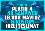 TR / Platinum IV / 18345 MaviÖz / 48 ŞAMP