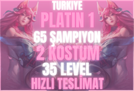 TR | PLATINUM | LEVEL 34 | 65 ŞAMP