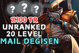 ⚡TR RANKED READY - MAİL DEĞİŞEN - ANINDA TESLİM