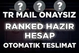 ✨TR [MAİL ONAYSIZ]✅RANKED HAZIR - FRESH