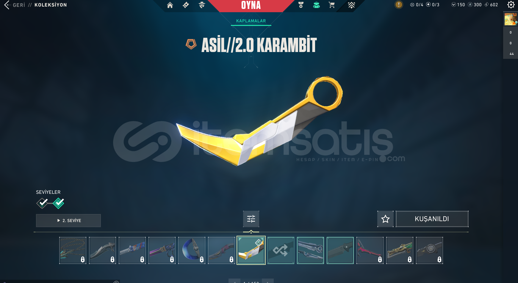 TR / RGX 11z PRO VANDAL - ASİL 2.0 KARAMBİT TR / RGX 11z PRO VANDAL - ASİL 2.0 KARAMBİT