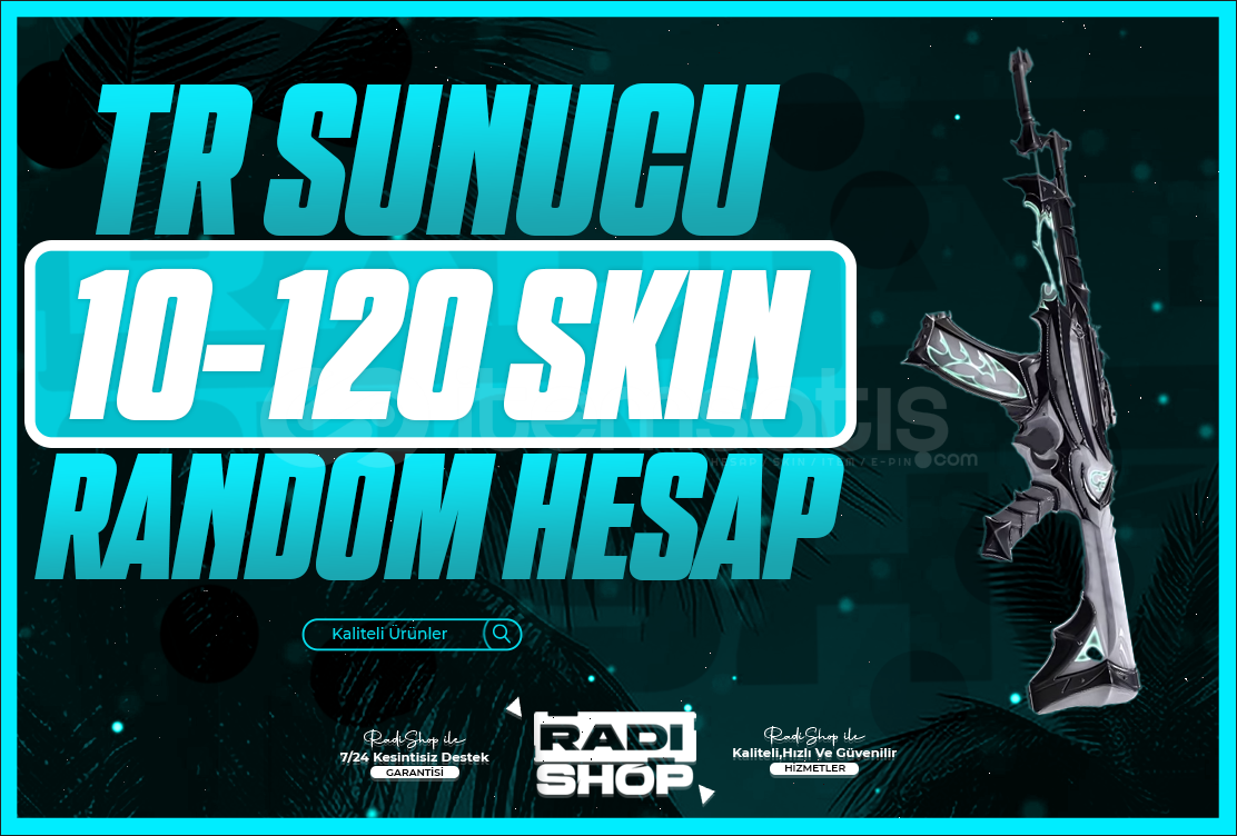 ⭐TR SERVER & 10-120 SKİN PREMİUM RANDOM ⭐TR SERVER & 10-120 SKİN PREMİUM RANDOM