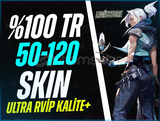 ⭐️[TR SERVER] %100 50-120 SKİN RANDOM HESAP⭐️