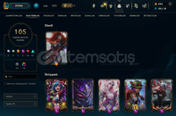 TR SERVER 105 SKİN 81 HERO 259 LVL HESAP