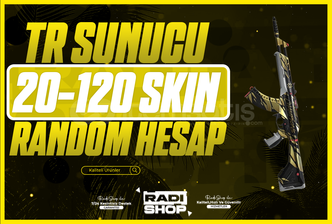 ⭐TR SERVER & 20-120 SKİN RANDOM(ÖZEL STOK) ⭐TR SERVER & 20-120 SKİN RANDOM(ÖZEL STOK)