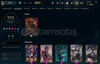 TR SERVER 235 SKİN 124 HERO 260 LVL HESAP
