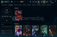 TR SERVER 40 HERO 13 SKİN 52 LVL HESAP