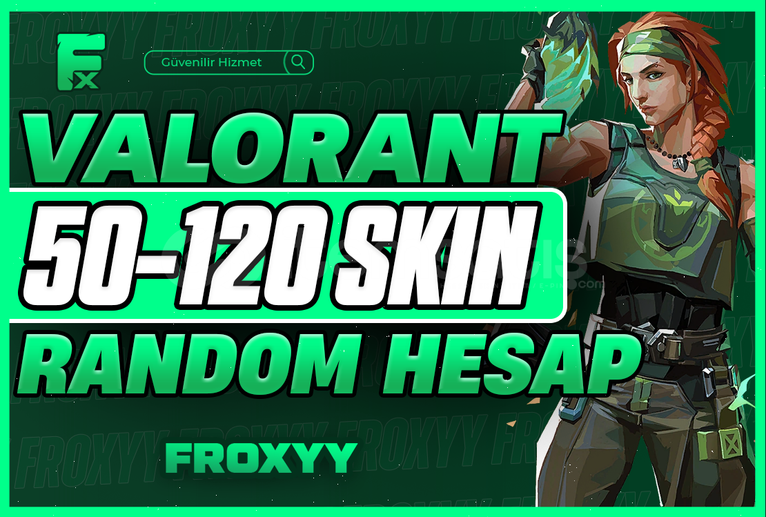 ⭐KESİN 50-120 SKİN PREMİUM RANDOM(TAZE STOK) ⭐KESİN 50-120 SKİN PREMİUM RANDOM(TAZE STOK)