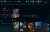 TR SERVER 50 HERO 25 SKİN 82 LVL HESAP