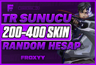 ⭐TR SERVER KESİN 200-400 SKİN PREMİUM ACC