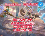 TR SKIN GARANTİ 30 LEVEL HANDMADE MAİL DEĞİŞEN