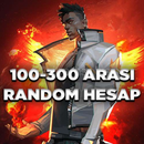TR Sunucu | 100-300 Skin Valorant Random Hesap