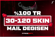 TR SUNUCU & 30-120 SKİN RANDOM HESAP 