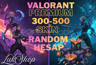 TR Sunucu | 300-500 Skin Valorant Random Hesap