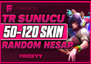 TR SUNUCU & 50-120 SKİN KALİTELİ LOL RANDOM