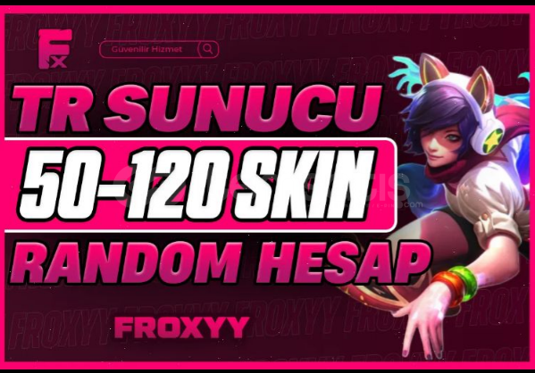 TR SUNUCU & 50-120 SKİN KALİTELİ LOL RANDOM TR SUNUCU & 50-120 SKİN KALİTELİ LOL RANDOM